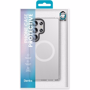 Benks Magnetic Lucid Armor Case (0045) for Samsung Galaxy S25 Plus Ultra white