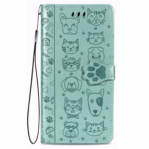 Case Cat-Dog Samsung A145 A14 4G/A146 A14 5G green