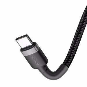 USB kaapeli Baseus Cafule PD60W Type-C 2.0m harmaa-musta CATKLF-HG1