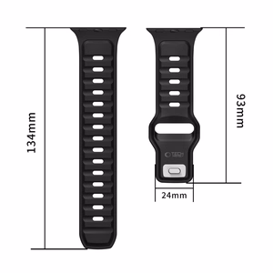 Tech-Protect IconBand Line Strap for Apple Watch 44 / 45 / 46 / 49 mm - Black