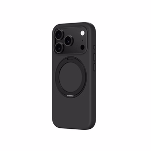 AmazingThing Cloudie iPhone 17 Pro Max Suojakuori jalustan kanssa - musta