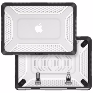 Tech-Protect Kevlar Pro suojakuori MacBook Neo 13" 2026 - musta ja kirkas