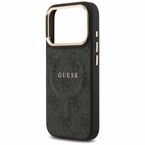 GUESS suojakuori IPHONE 17 Pro:lle MagSafe-yhteensopiva GUHMP17LP4MSEGCK (PU 4G W/ Classic) musta