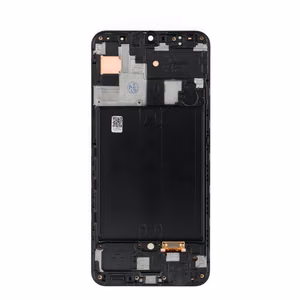FIXCELL AMOLED LCD-näyttö kehyksellä SAMSUNG A50 -puhelimelle, musta (vaihdettu lasi)