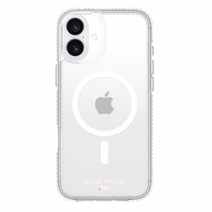 Case-Mate Tough D3O läpinäkyvä suojakuori MagSafe-tuella iPhone 16 Plus -puhelimelle