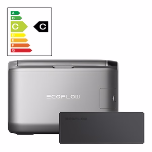 Setti: EcoFlow Glacier 55L kannettava jääkaappi + 298Wh akku.