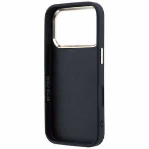 GUESS GUE005482 (PU FW Resin Logo) suojakuori laitteelle iPhone 18 Pro Max / 17 Pro Max, väri: musta
