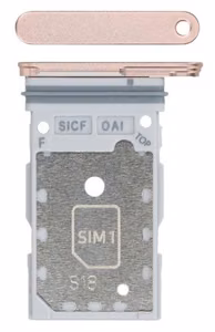 SIM-kortinpidike Samsung S931 S25/S936 S25 Plus Pink Gold alkuperäinen (service pack)