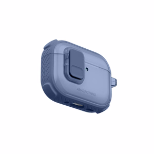 AmazingThing Titan Pro Mag Case Clear Suojakuori AirPods Pro 3 -kuulokkeille - sininen