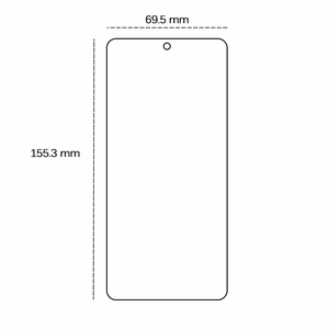 Karkaistu lasi 2,5D Motorola Moto G13 / G23 / G53 / G73 / Honor 30s