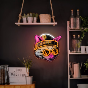 Neon ART LED CAT DREAMER moniväri FLA04 Forever Light