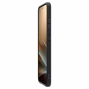 Spigen Liquid Air suojakuori Samsung Galaxy S25 -puhelimelle matta musta