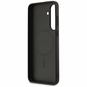 Guess 4G Ring Classic Logo MagSafe case for Samsung Galaxy S25 FE - black