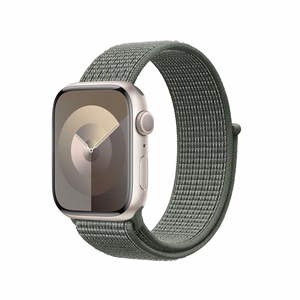 Crong Nylon sport strap for Apple Watch 44 / 45 / 46 / 49 mm, military green