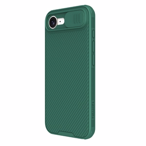 Nillkin CamShield Pro iPhone 16e / 17e:lle - Tummanvihreä