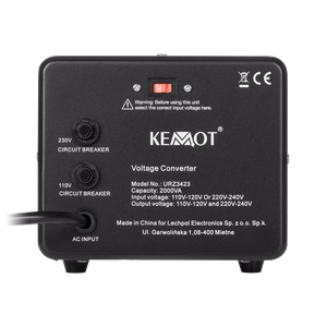 KEMOT-jännitemuunnin, 1600 W/2000 VA