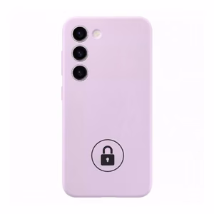 Phone Case "Silicone Cover" for Samsung S911 S23 lavender, in package