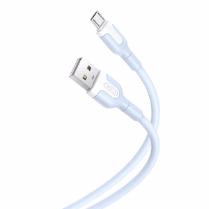 XO kaapeli NB212 USB - microUSB 1,0 m 2,1A, sininen