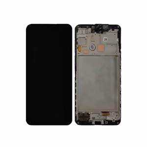 Samsung A166 A16 5G LCD-näyttö kosketusnäytöllä ja kehyksellä, alkuperäinen musta (huoltopakkaus)
