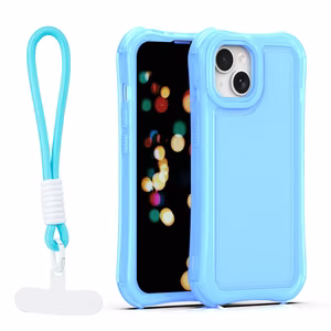 Safepop suojakuori hihnalla iPhone 13 6,1" sininen