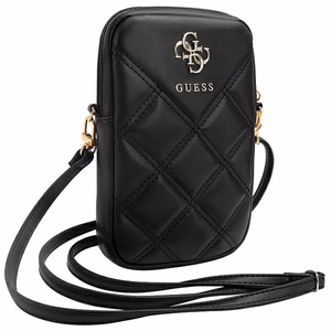 Guess GUWBZPSQSSGK käsilaukku musta Zip Quilted 4G