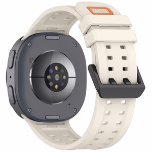 Tech-Protect Silicone Air -ranneke mallille Samsung Galaxy Watch 40/44/46 mm – beige