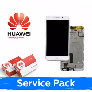 LCD Display Compatible With Huawei Y5-II White With Frame (Service Pack)