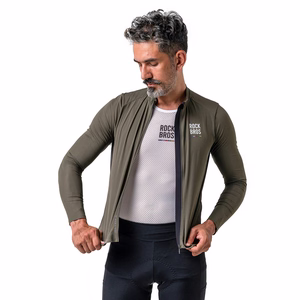 Rockbros 15220003003 ROAD TO SKY men's cycling jersey long sleeve M - green