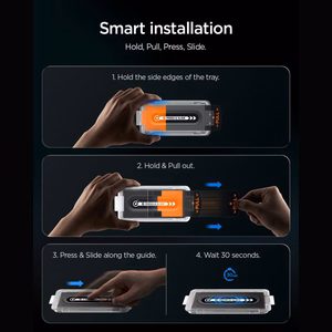 Spigen Glas.tR EZ Fit Pro HD AC yksityisyyttä suojaava karkaistu suojalasi mallille iPhone 18 Pro Max