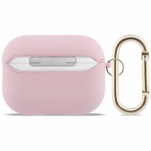 Guess Grained Classic Logo Suojakuori AirPods Pro 3:lle - vaaleanpunainen