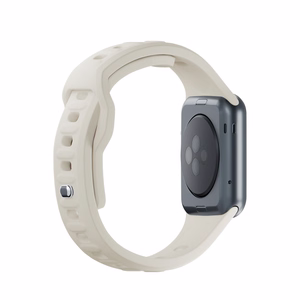 3mk-silikoniranneke Apple Watchille, 38/40/41/42 mm, Nude, pieni koko