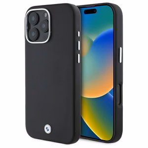 BMW Sign Full Wrapped Metal MagSafe Suojakuori iPhone 16 Pro Max:lle - Musta