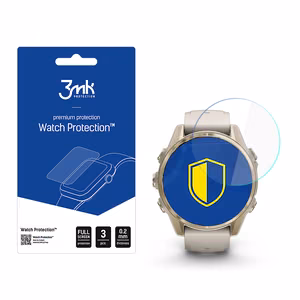 Hybrid Glass 3mk Watch Protection FlexibleGlass for Garmin Fenix ​​8 Amoled 43mm