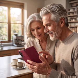 Smart Touch -suojakuori mallille Honor 600, punainen