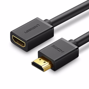Ugreen HD107 10141 HDMI (uros) - HDMI (naaras) 4K -kaapeli 1m - musta