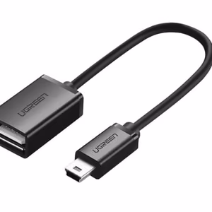 Adapteri UGREEN (US249) MiniUSB - USB (OTG) musta