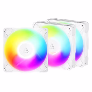 ARCTIC P14 PRO Reverse PWM PST A-RGB High-Performance PWM Fan, 140mm (White), 3pcs