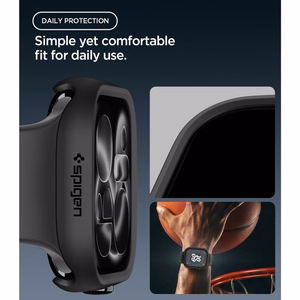 Spigen Thin Fit -suojakuori laitteelle Apple Watch 42 mm – musta