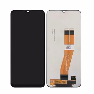 Samsung A037 A03s LCD-näyttö kosketusnäytöllä, musta ORG