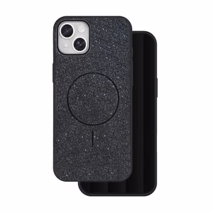 Kiiltävä ohut magneettinen suojakuori iPhone 14 6,1" musta