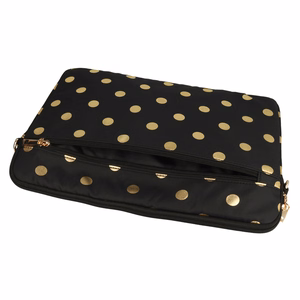 Wonder Sleeve Laptop 13-14 inches gold polka-dot