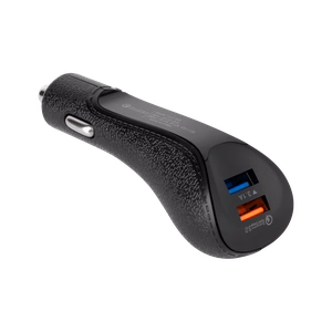 REBEL-autolaturi, 2× USB, 5100 mA, 15 W, Quick Charge 3.0