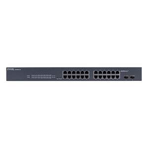 Zyxel GS-1900-24 v2 hallittava L2 Gigabit Ethernet -verkkokytkin (10/100/1000), 1U, musta