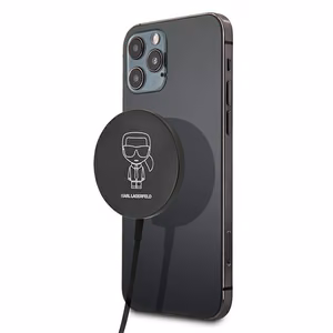 Karl Lagerfeld 15W langaton latauslaite MagSafe - musta