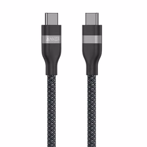 Anker punottu USB-C–USB-C-kaapeli, 0,9 m, 240 W, musta