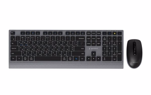 Gembird KBS-WPS-02-CYRL Keyboard and Mouse Set Wireless Cyrillic Bluetooth Black