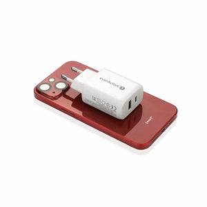 Laturi 1 x USB Quick Charge 3.0, 1 x USB-C PD PPS 25 W, valkoinen