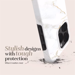 MIO White Marble Magsafe Suojakuori iPhone 16 Plus