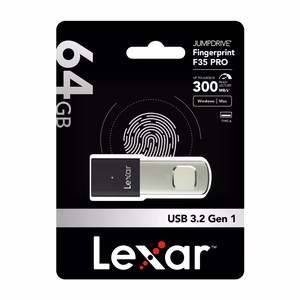 Lexar Fingerprint F35pro USB 3.2 64GB pendrive