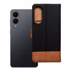 Läppäsuojakuori Samsung S25 Edge -lle Jeans Book musta